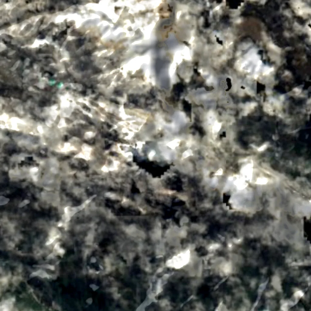 Puncak Jaya seen from above (Sentinel-2)