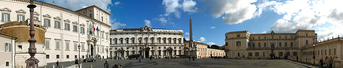 Piazza del Quirinale panorama