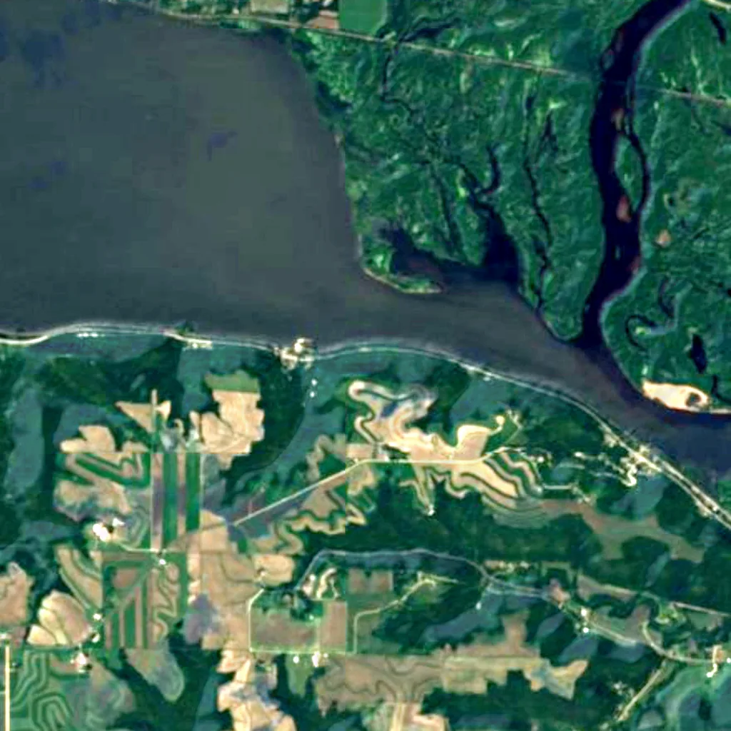 Reads Landing Overlook seen from above (Sentinel-2)