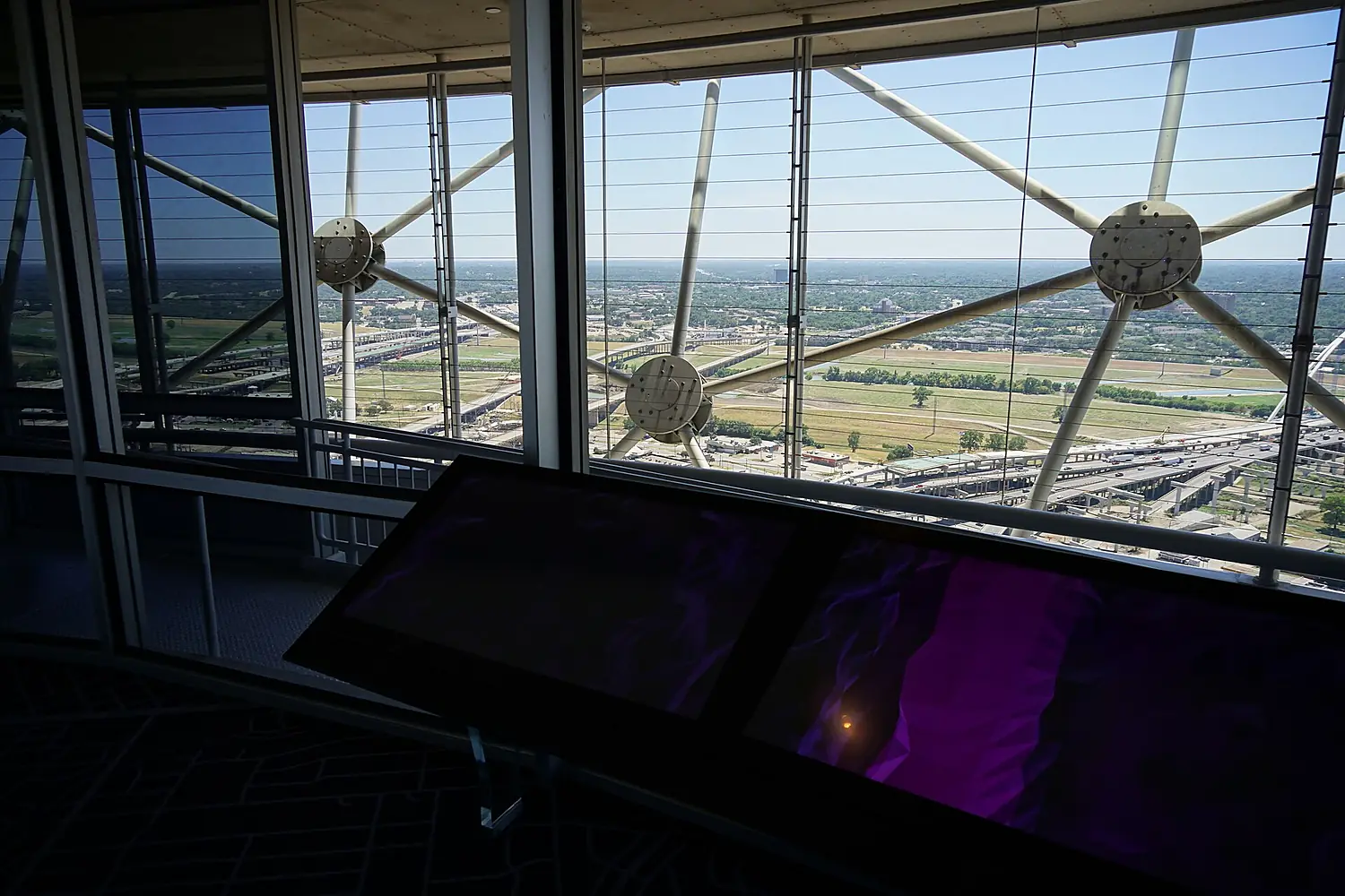 View of GeO-Deck of Reunion Tower August 2015 25