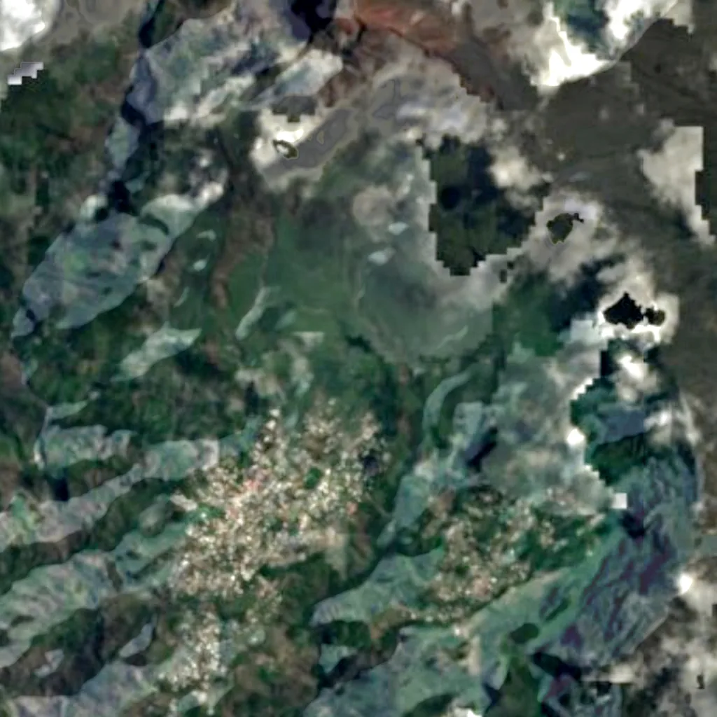 Roche Merveilleuse seen from above (Sentinel-2)
