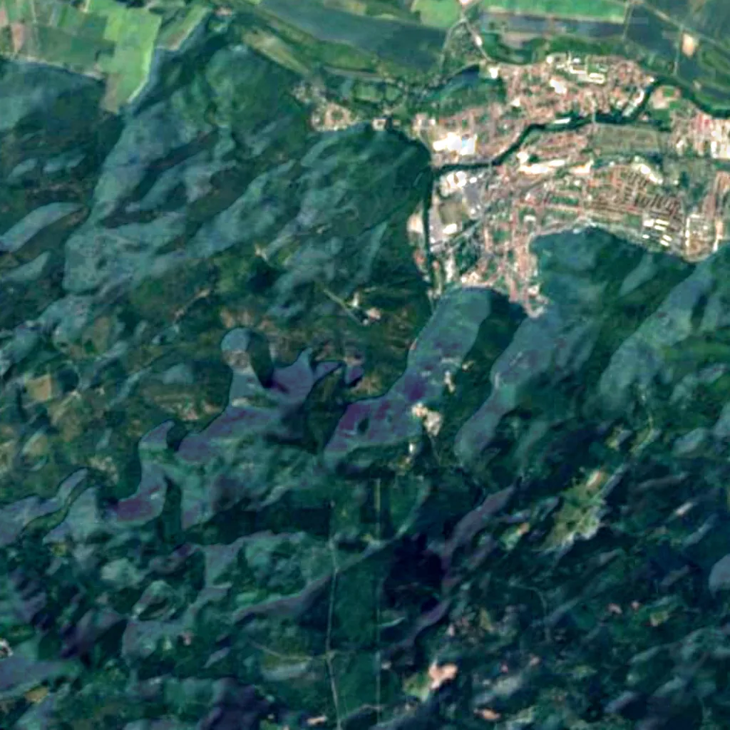Roßtrappe seen from above (Sentinel-2)