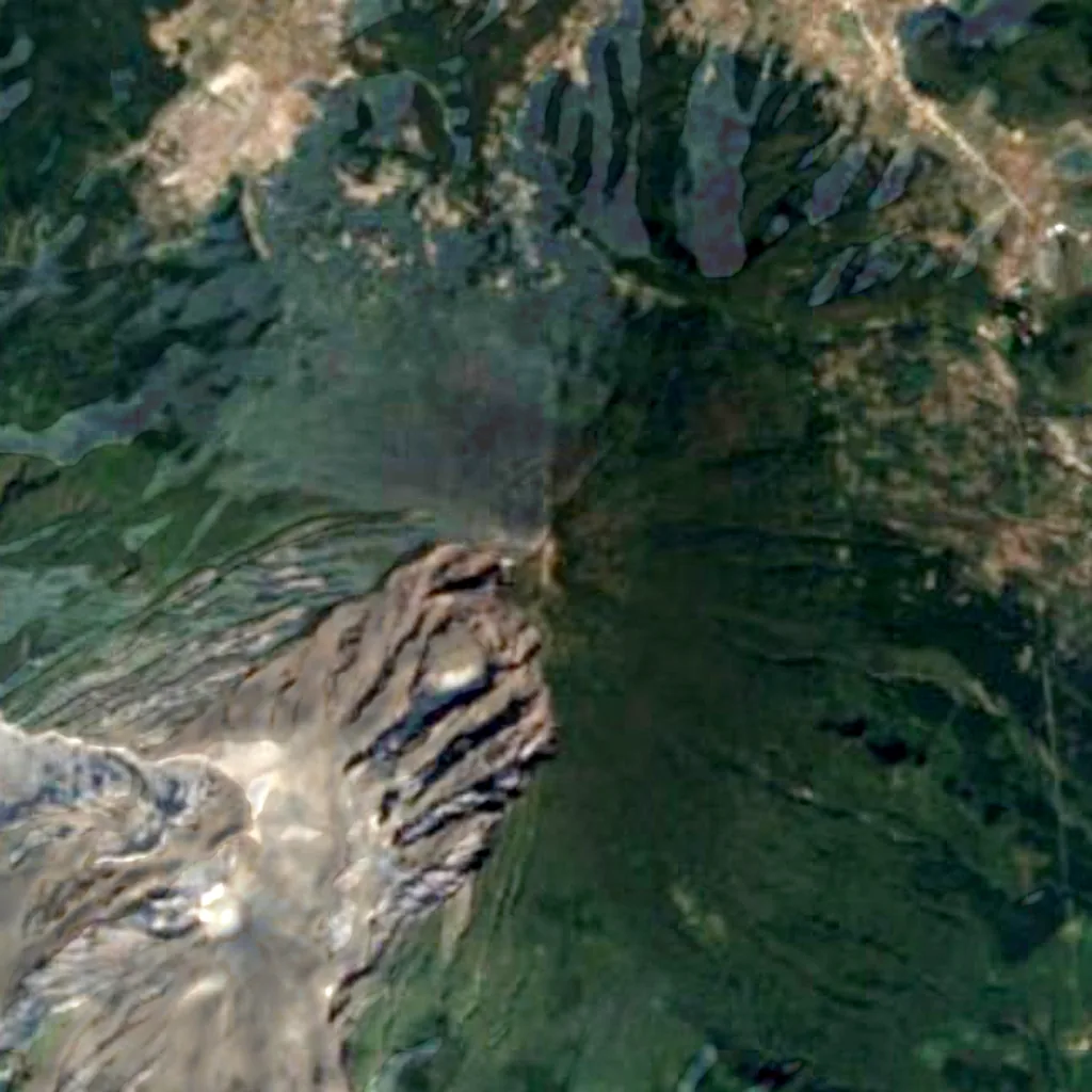 Santa María seen from above (Sentinel-2)