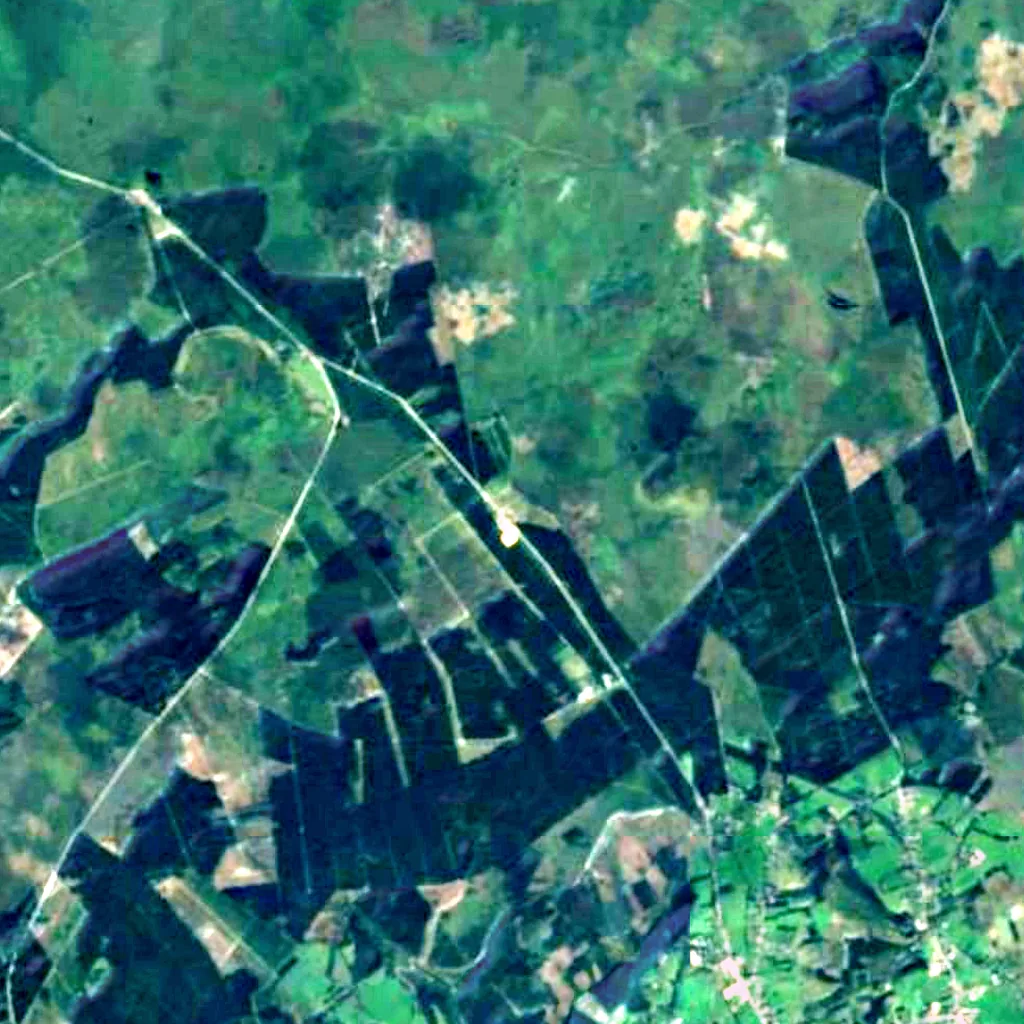 Signal de Botrange seen from above (Sentinel-2)