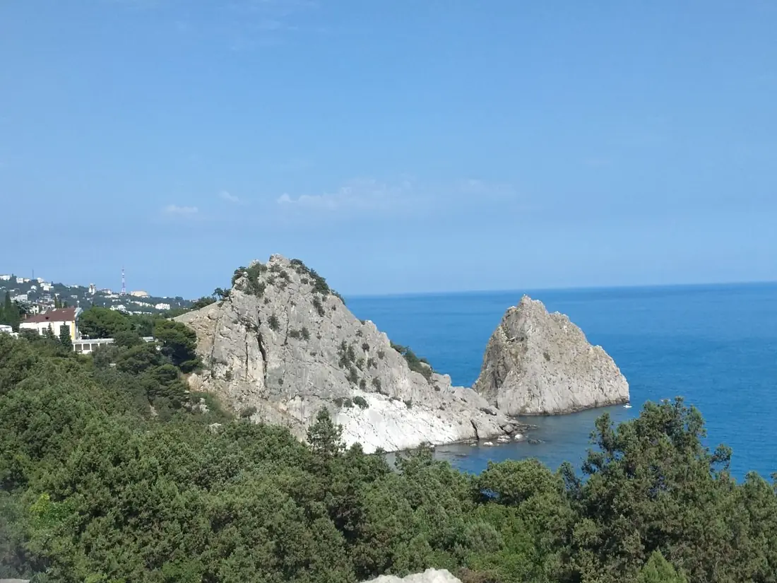 Panea rock from west