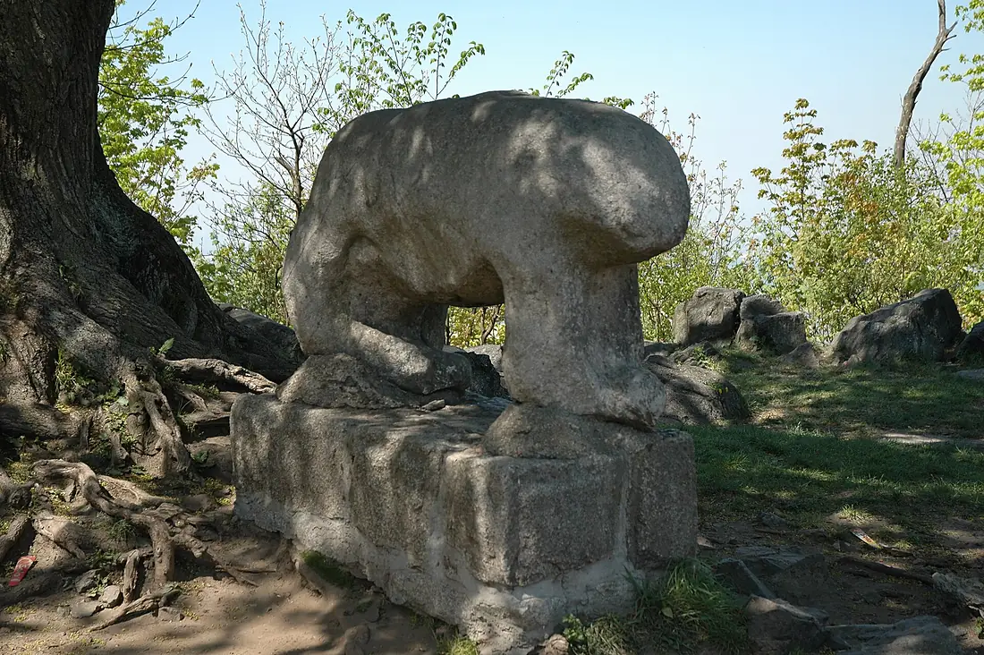 Poland mount Sleza - ancient cult figure