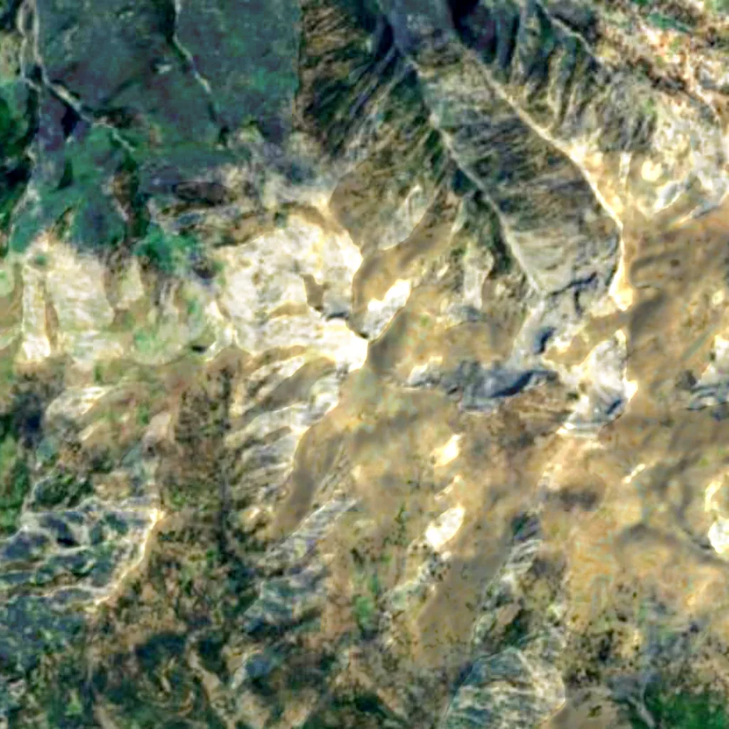 Smolikas seen from above (Sentinel-2)