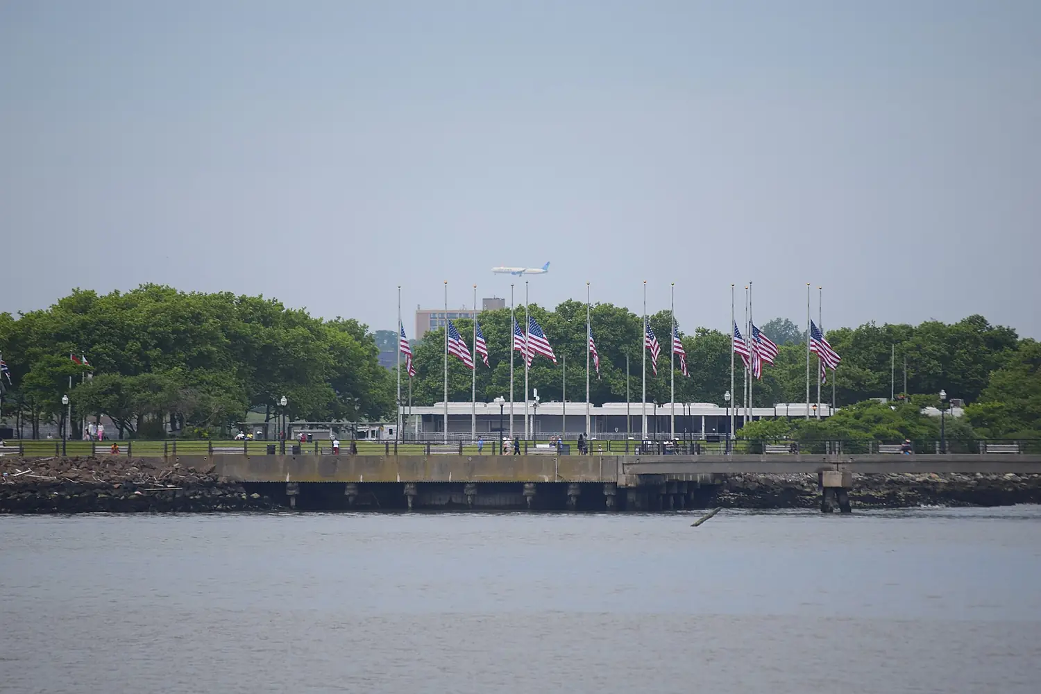 Black Tom Island from Liberty Island June 2024