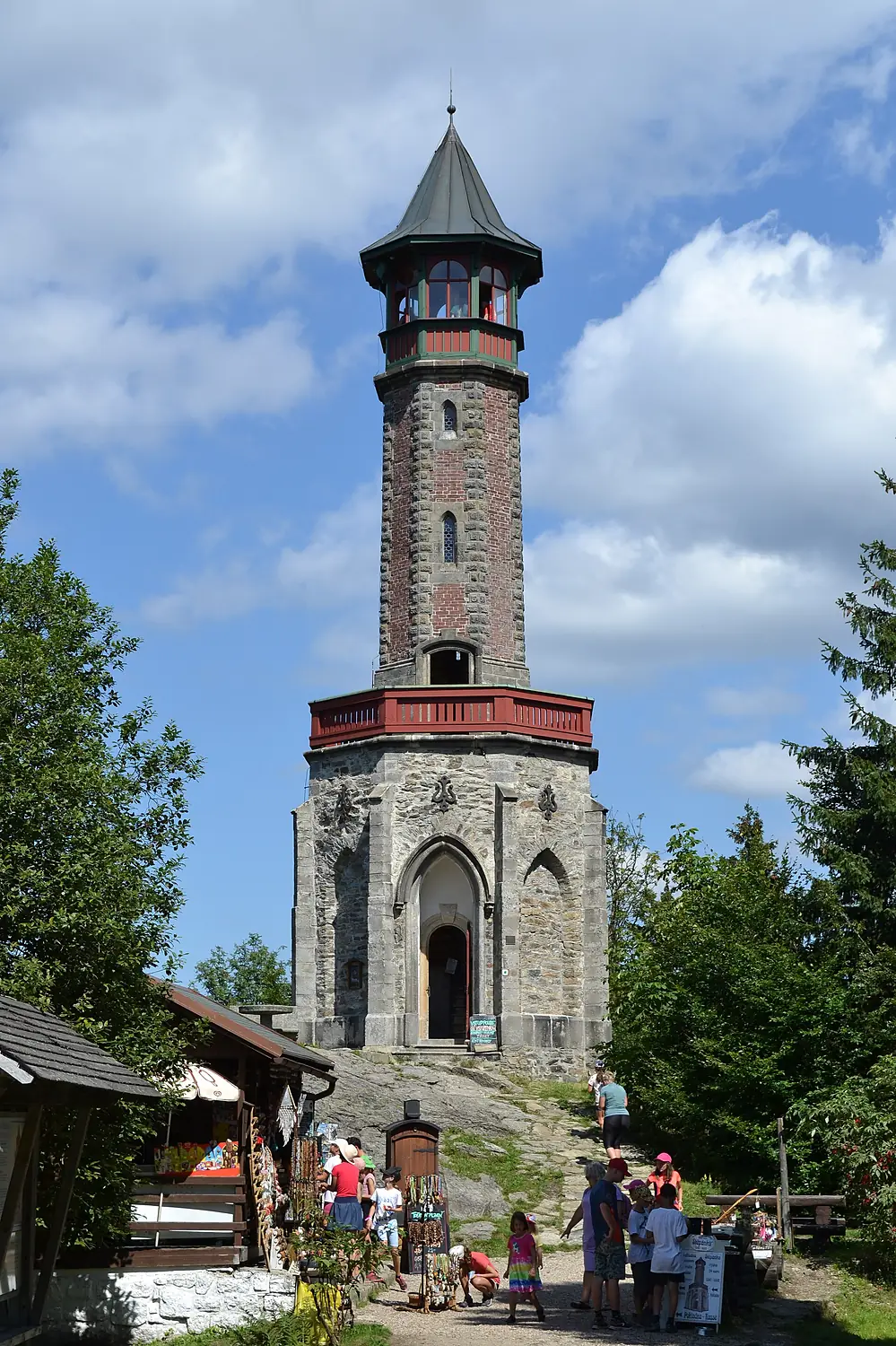 Příchovice (Kořenov) - rozhledna Štěpánka, 2023-08, obr01