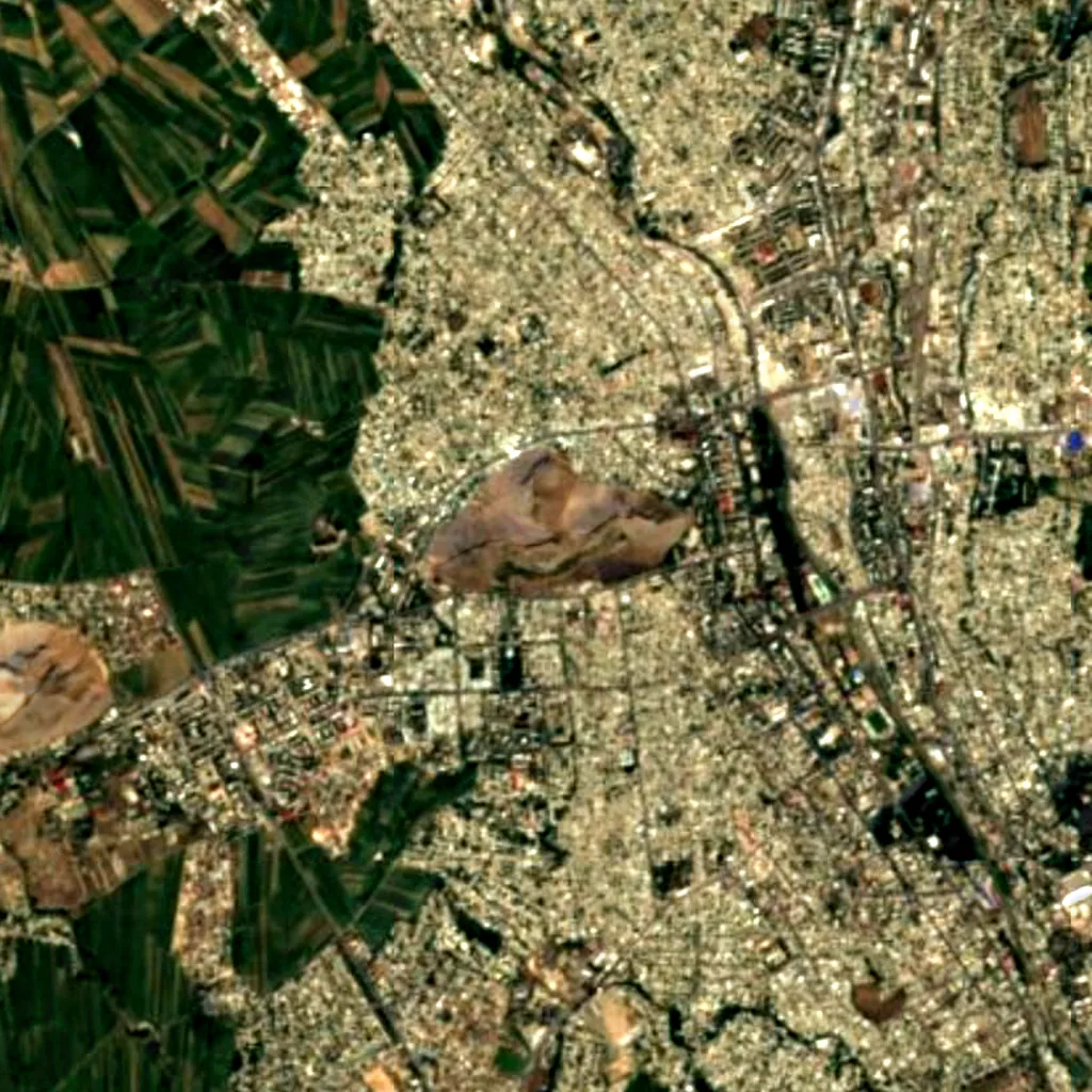Sulaiman-Too seen from above (Sentinel-2)