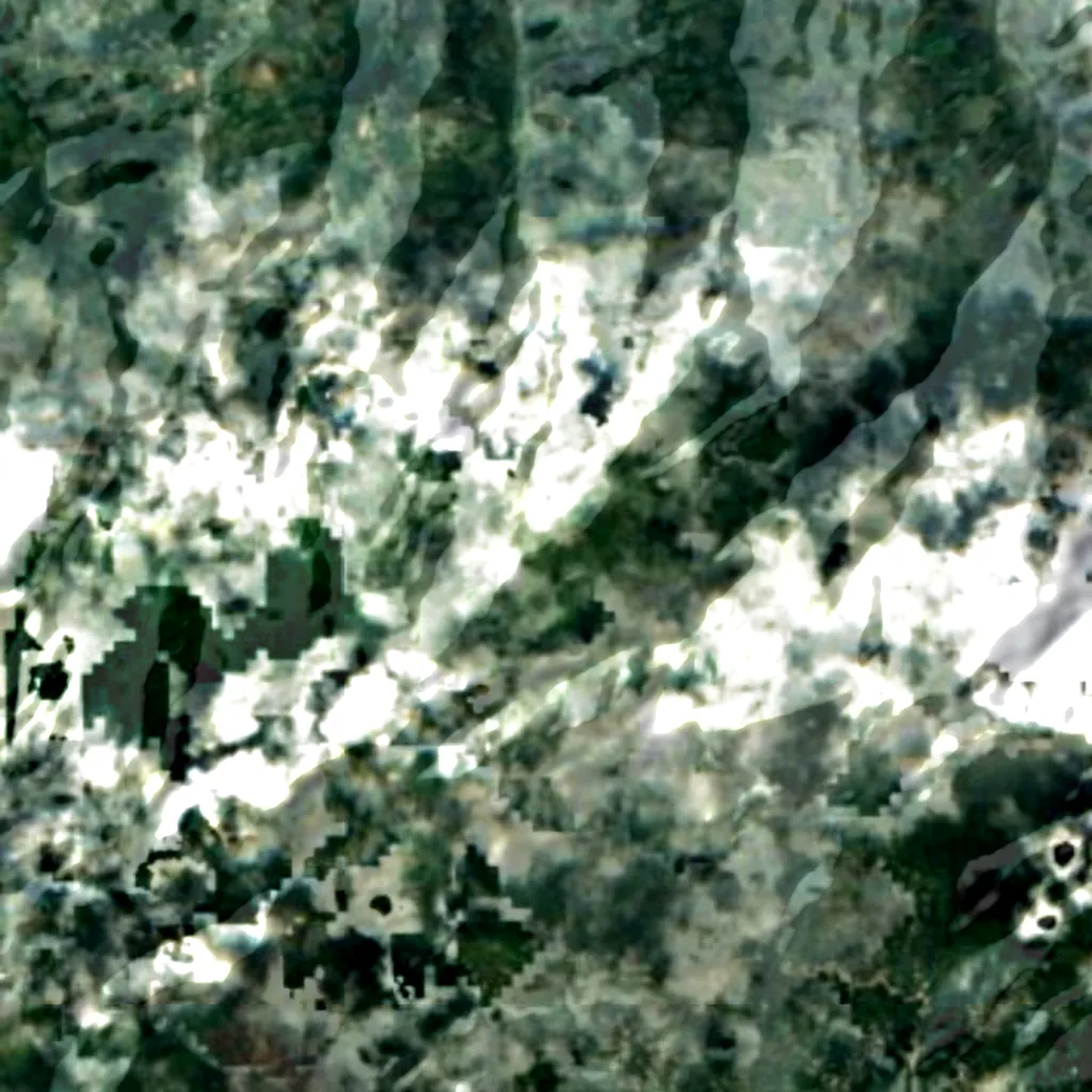 Suryachaur seen from above (Sentinel-2)