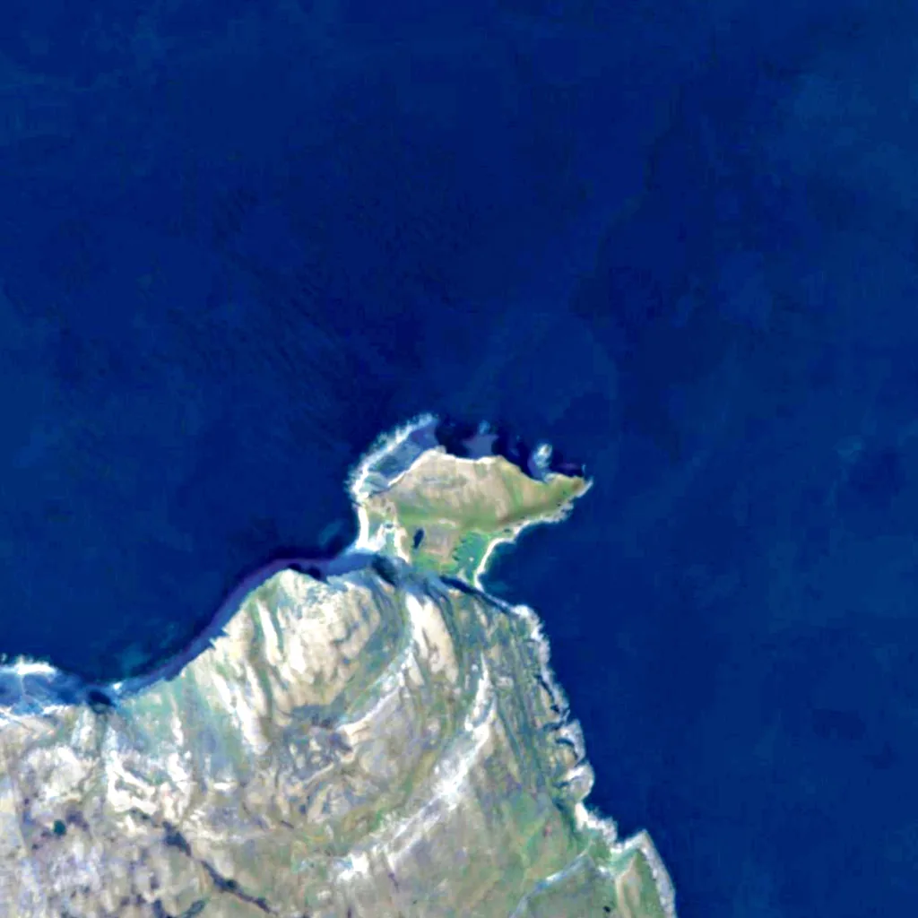 Sværholtklubben Nature Reserve seen from above (Sentinel-2)