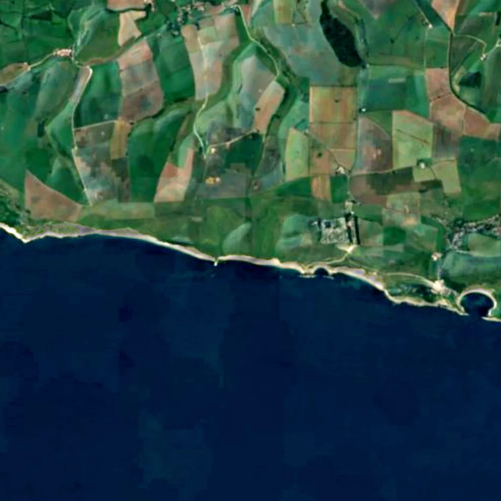 Swyre Head seen from above (Sentinel-2)