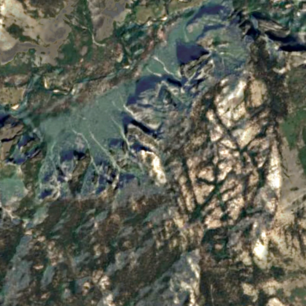 Taft Point seen from above (Sentinel-2)