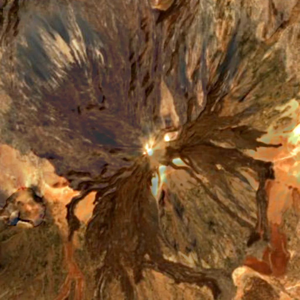 Teide seen from above (Sentinel-2)