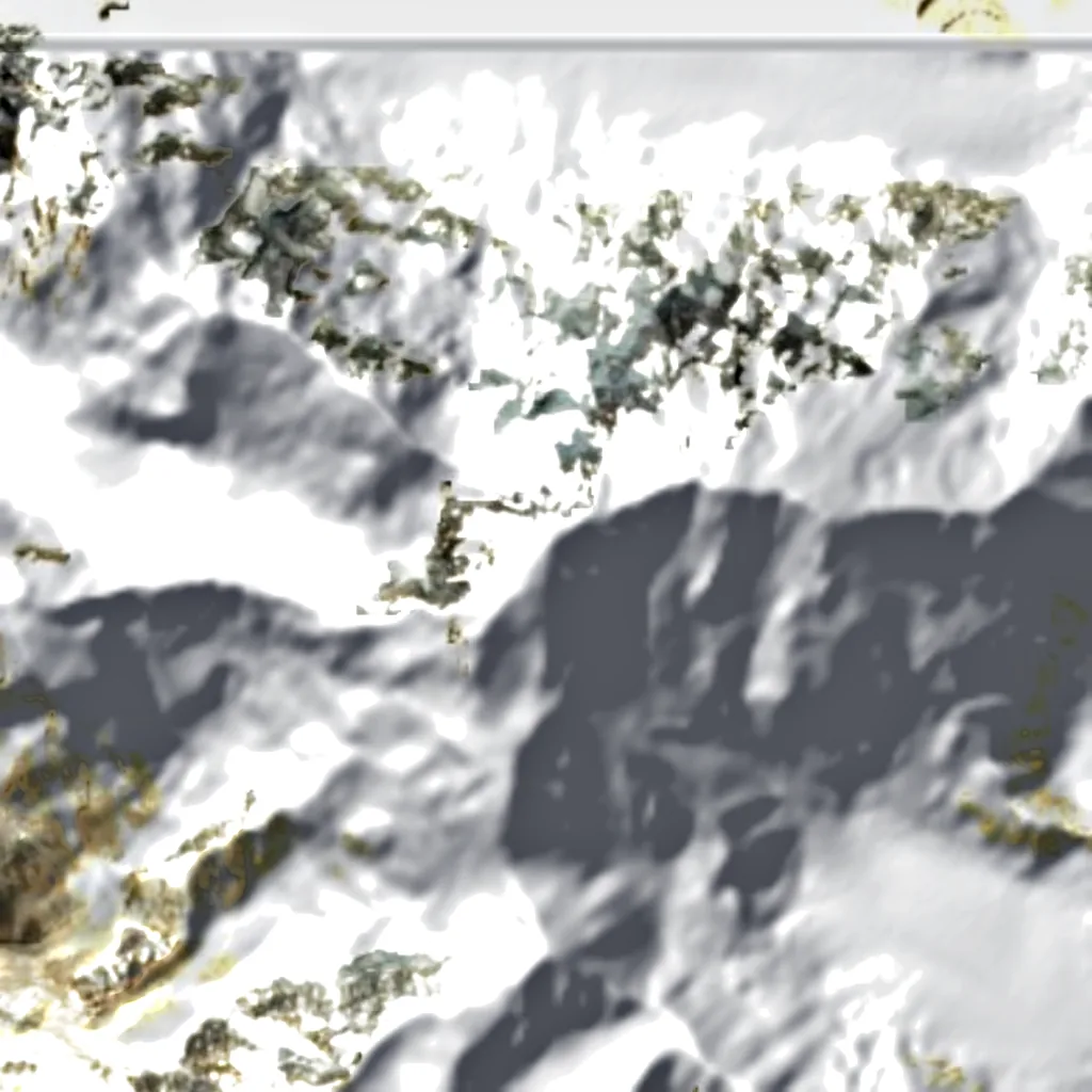 Terich Mir seen from above (Sentinel-2)