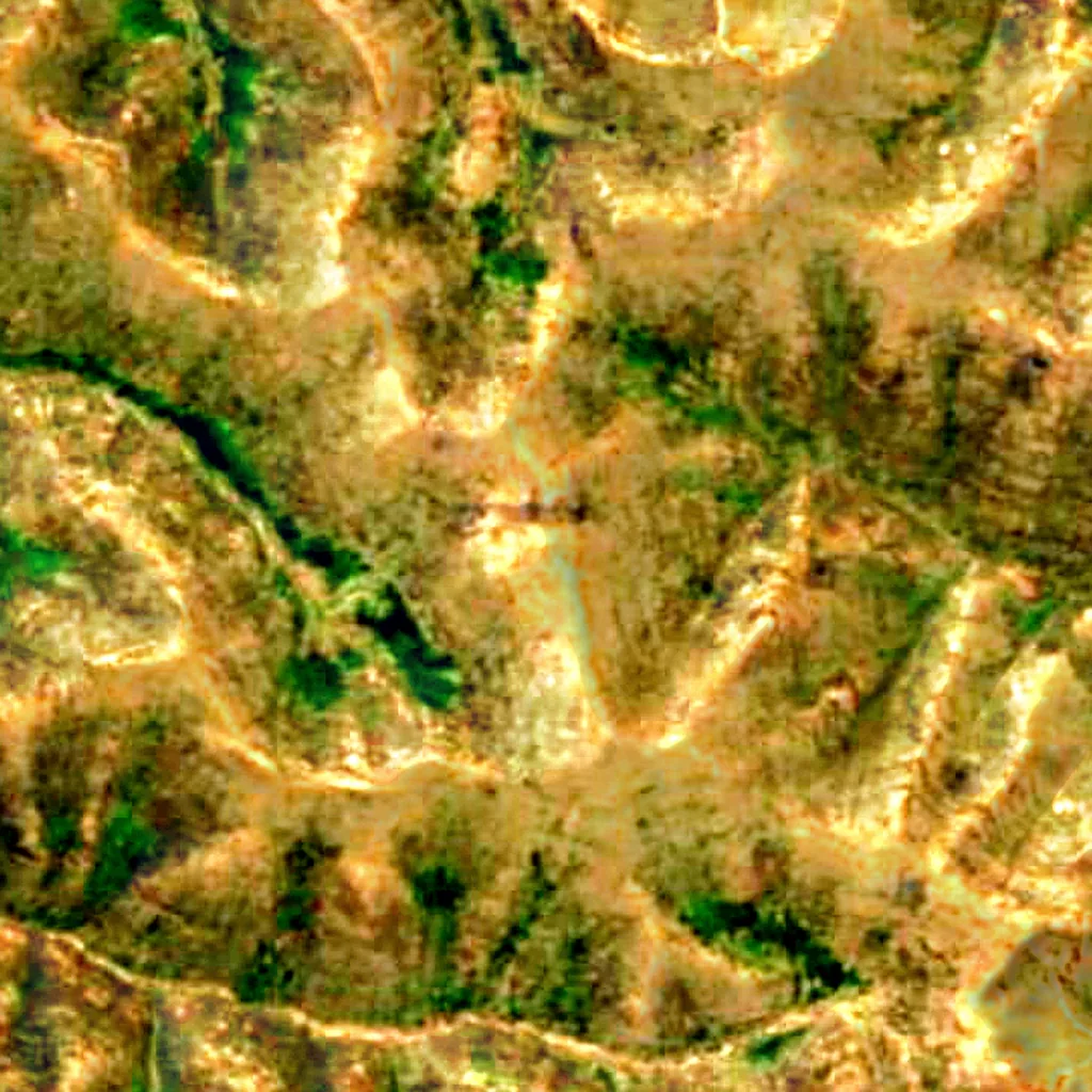 Thabana Ntlenyana seen from above (Sentinel-2)