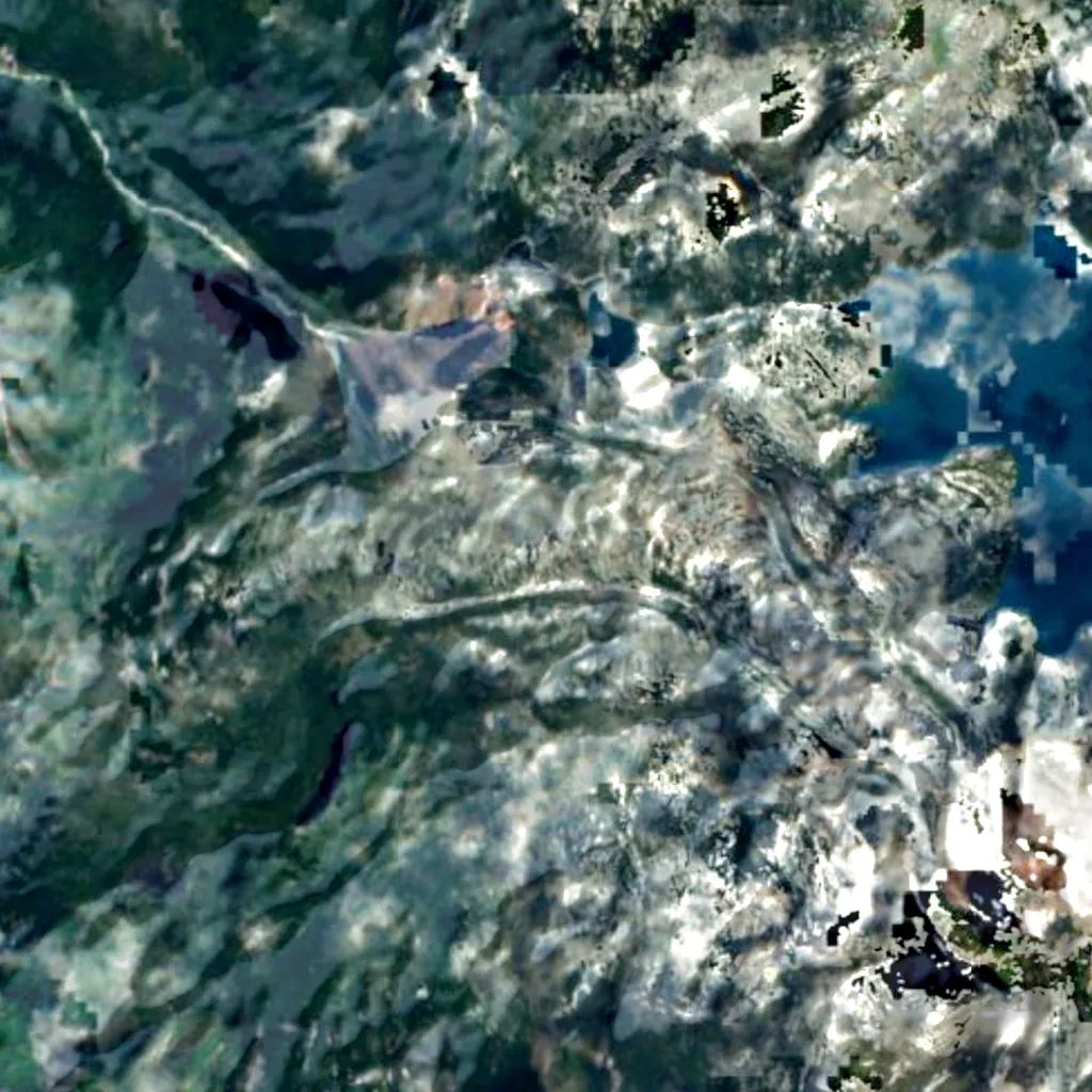 The Barrier seen from above (Sentinel-2)