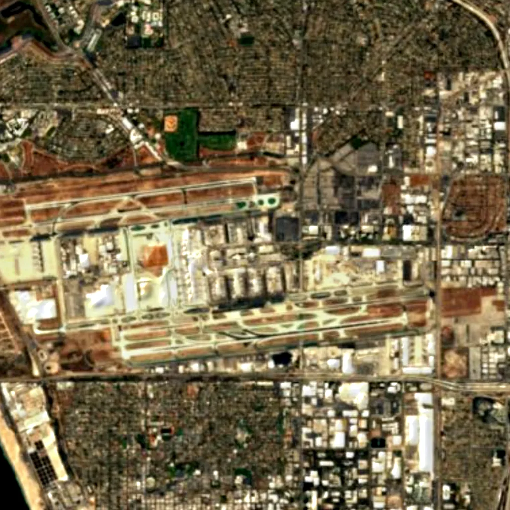Theme Building seen from above (Sentinel-2)