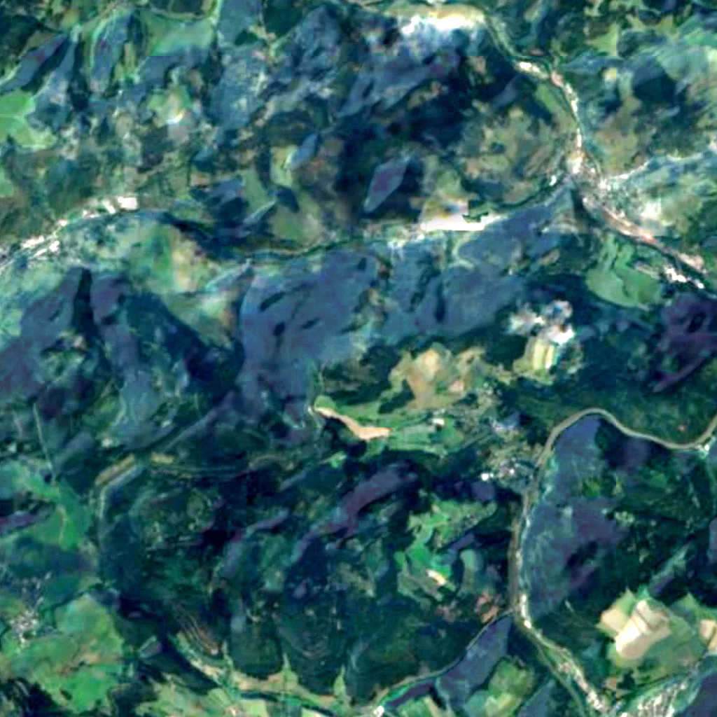 Thüringer Warte seen from above (Sentinel-2)
