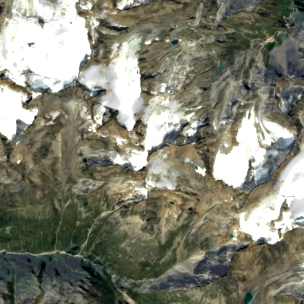Top of Tyrol seen from above (Sentinel-2)