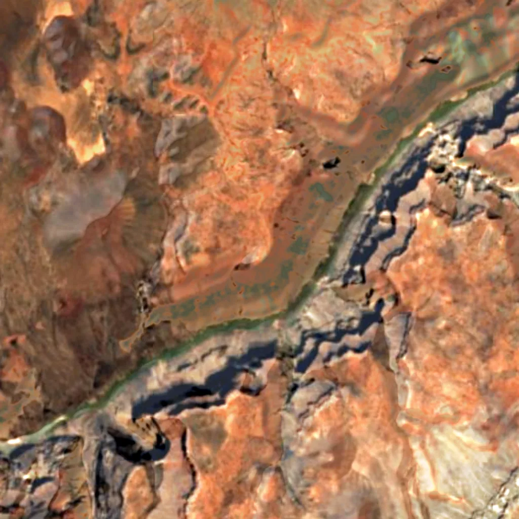Toroweap Overlook seen from above (Sentinel-2)