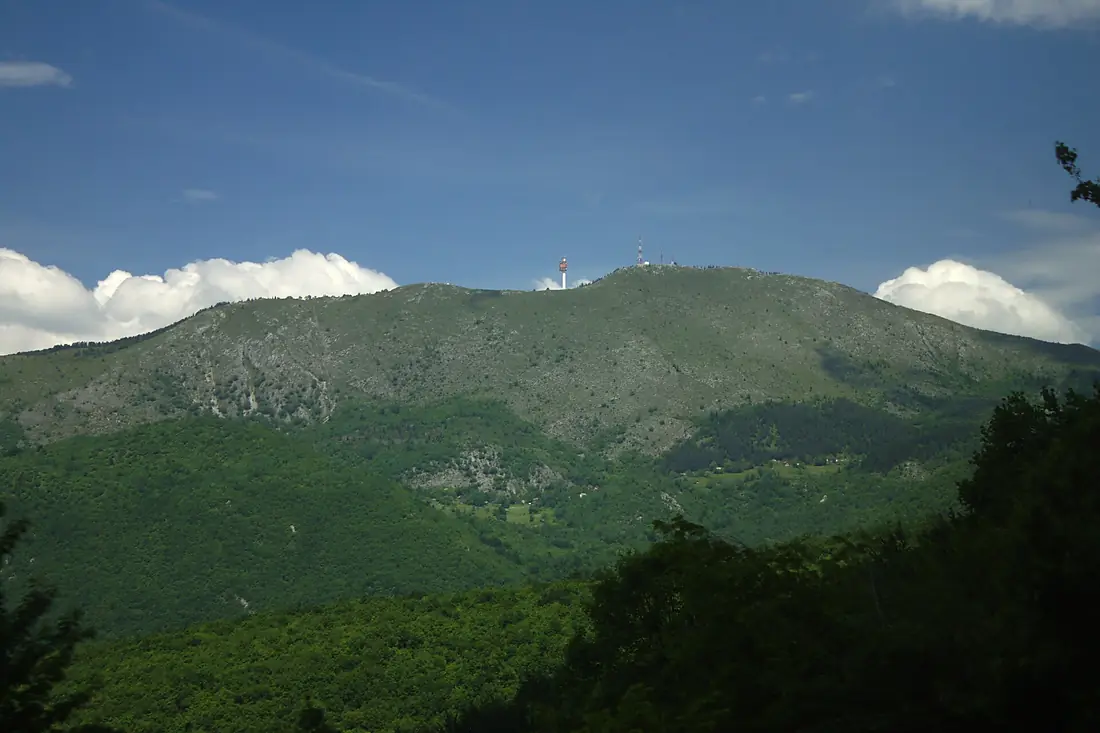 Istočno Sarajevo, pohled na Trebević