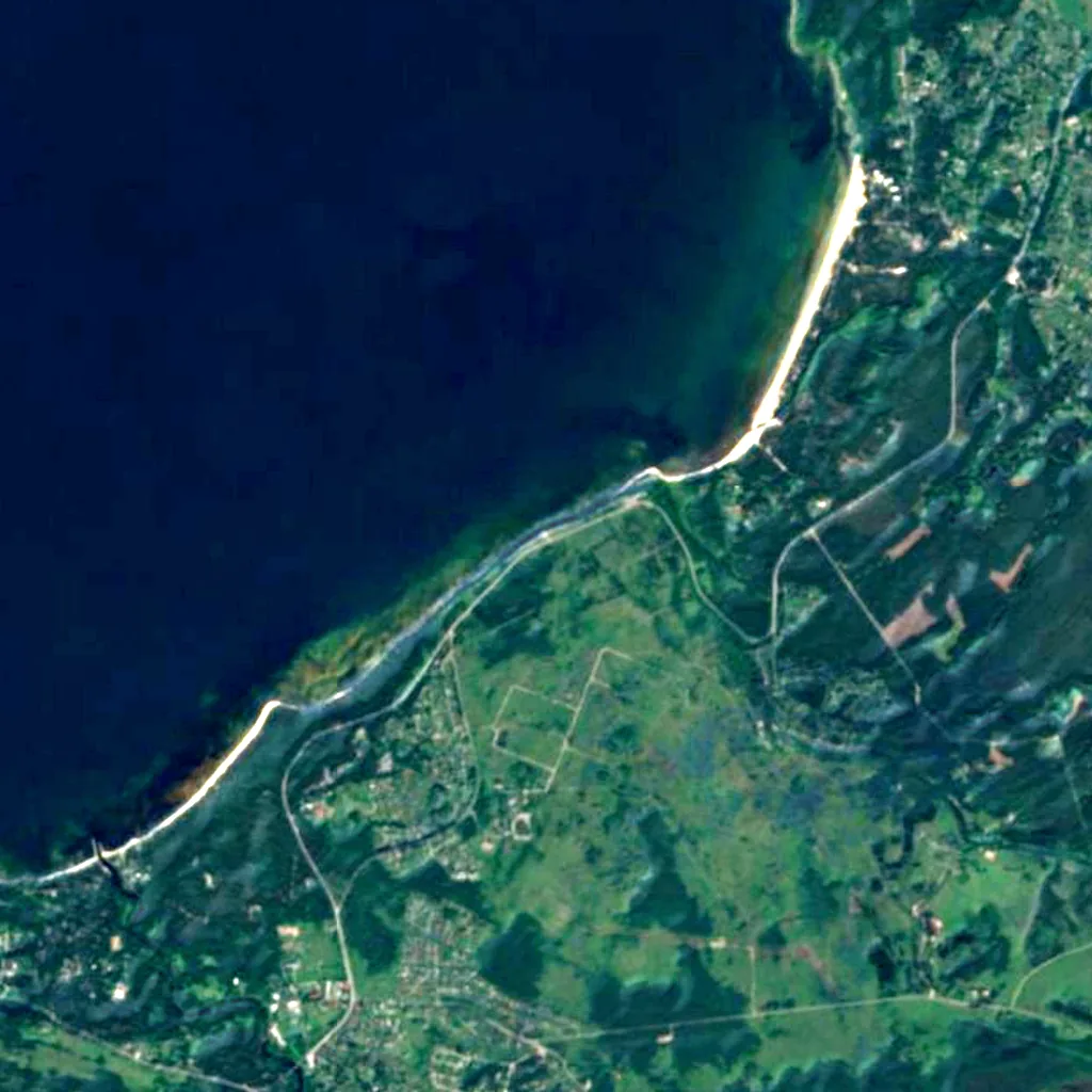 Türisalu Cliff seen from above (Sentinel-2)
