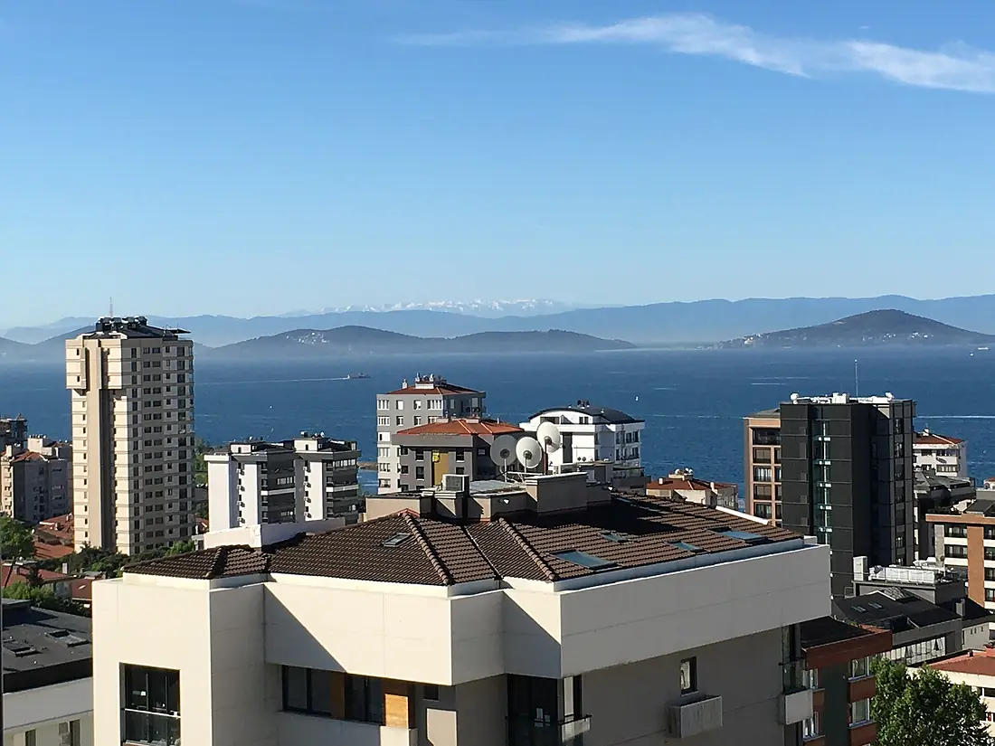 View of Mount Uludag from the Asian side of Istanbul - 17