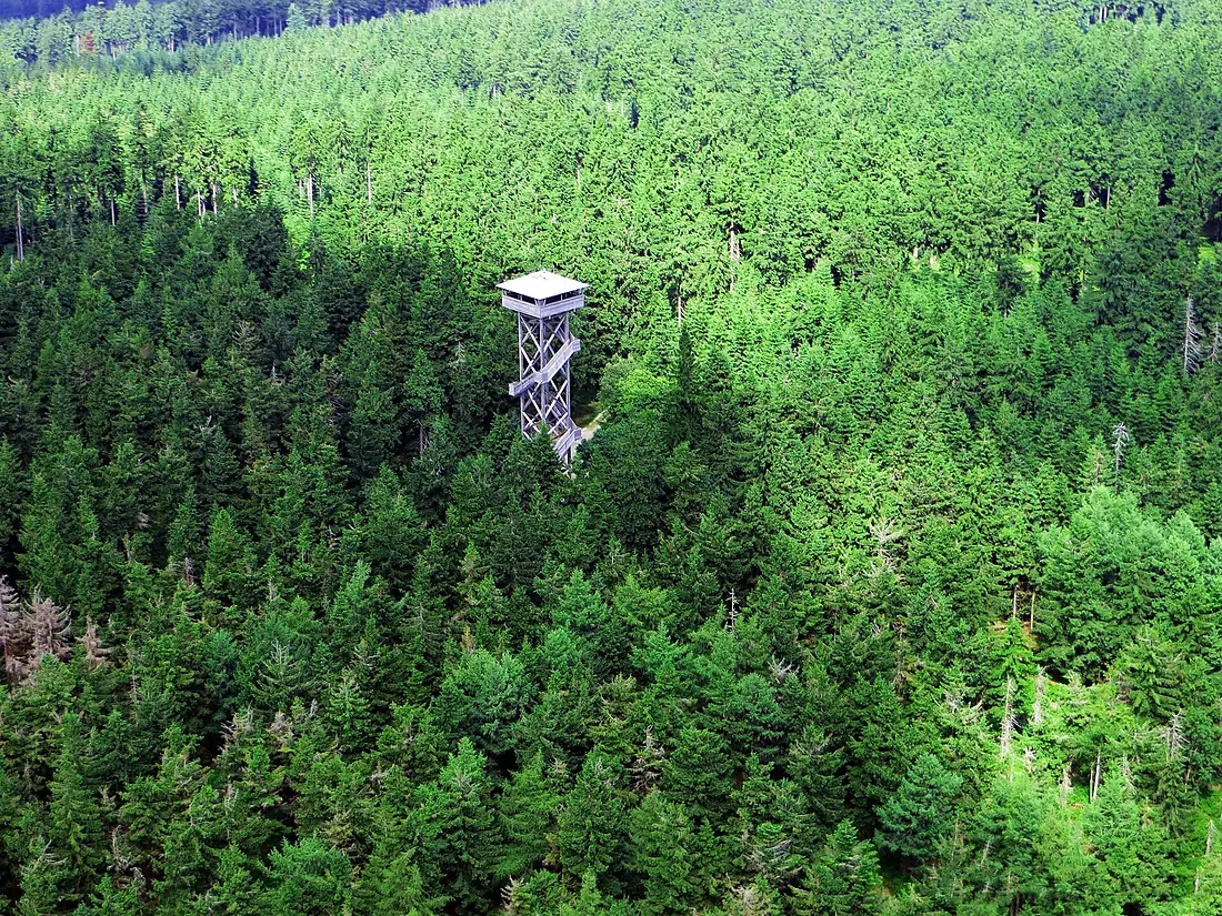 Der Oberpfalzturm aus der Luft