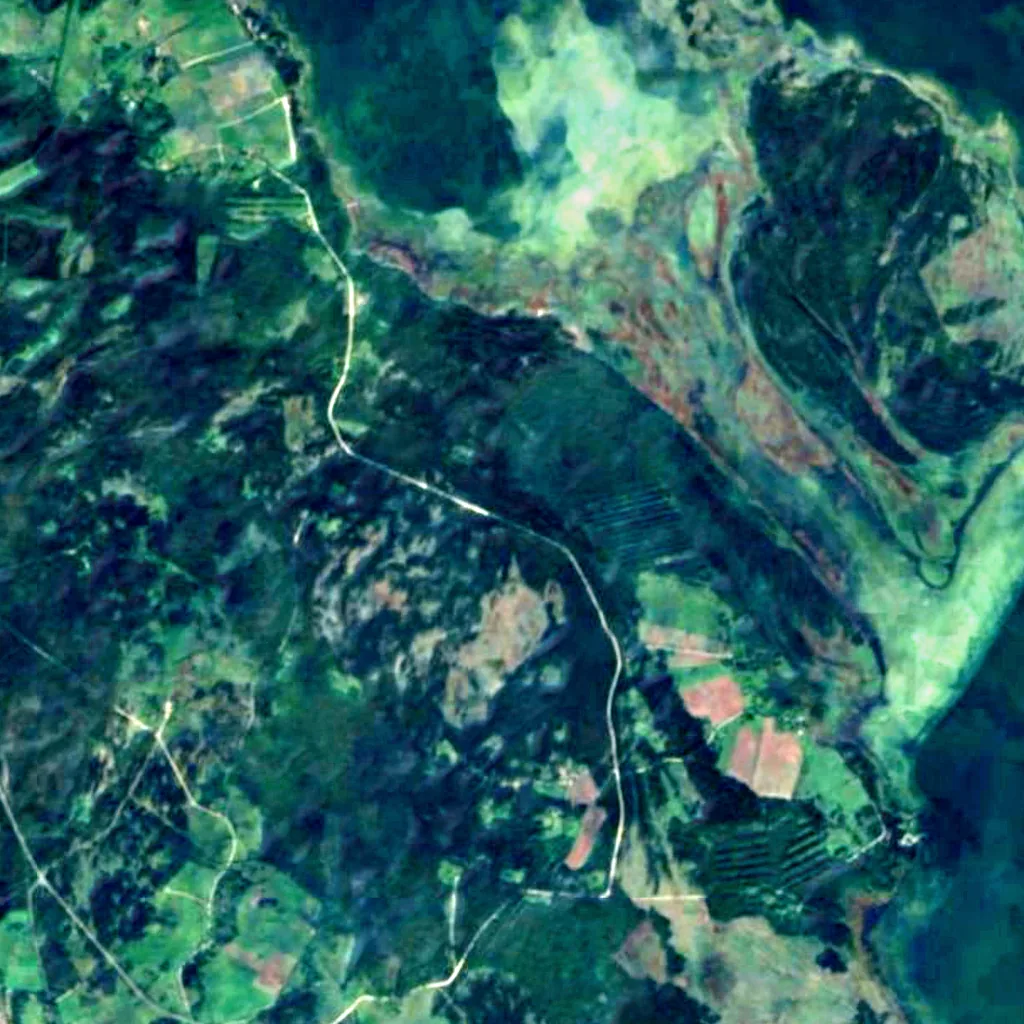 Vahtrepa Cliff seen from above (Sentinel-2)
