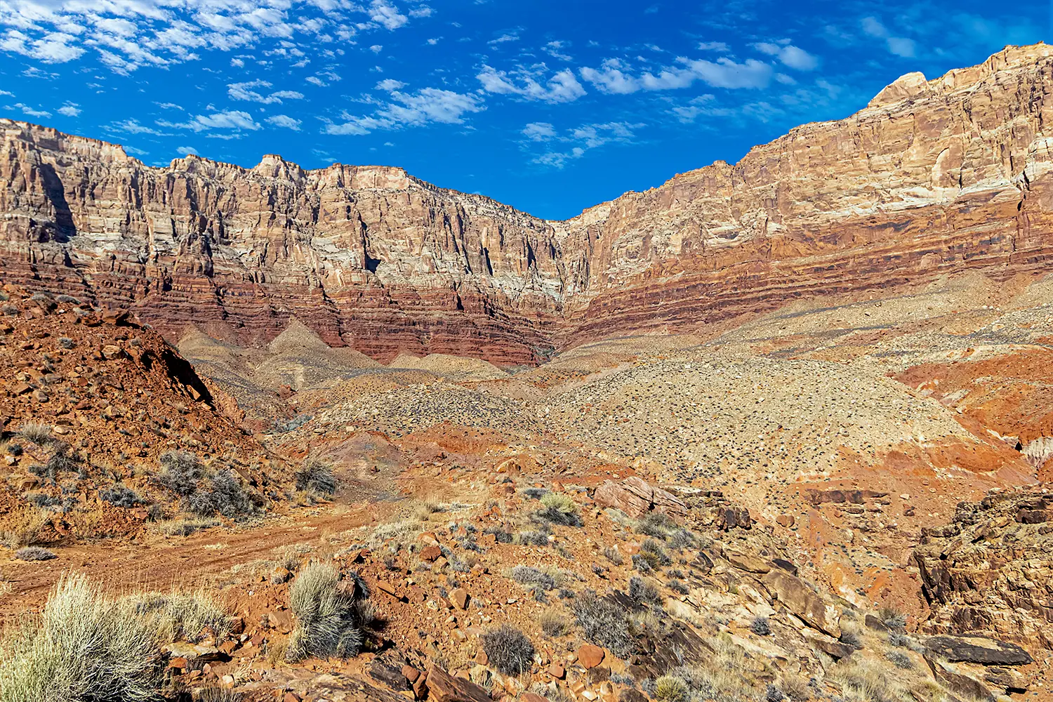Close Up View Of The Vermilion Cliffs In Arizona