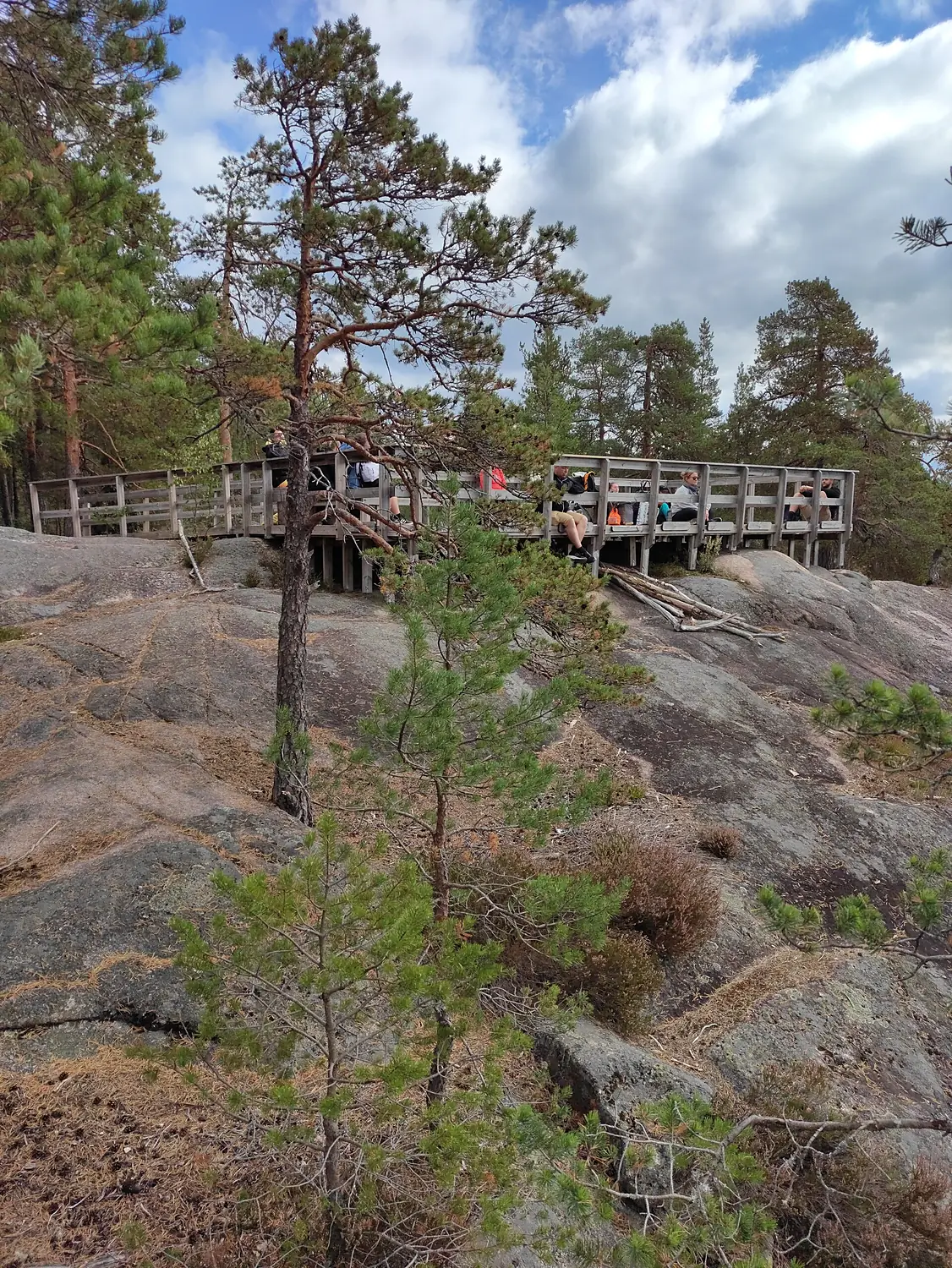 Vyhlídka, oranžová okružní trasa (Maahisenkierros), Solvalla, Espoo, Finsko 03