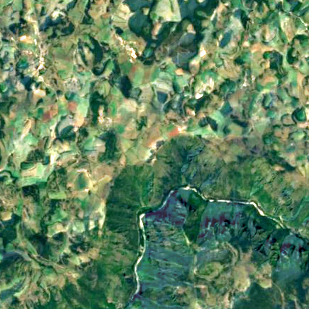 Views from Point Sublime seen from above (Sentinel-2)
