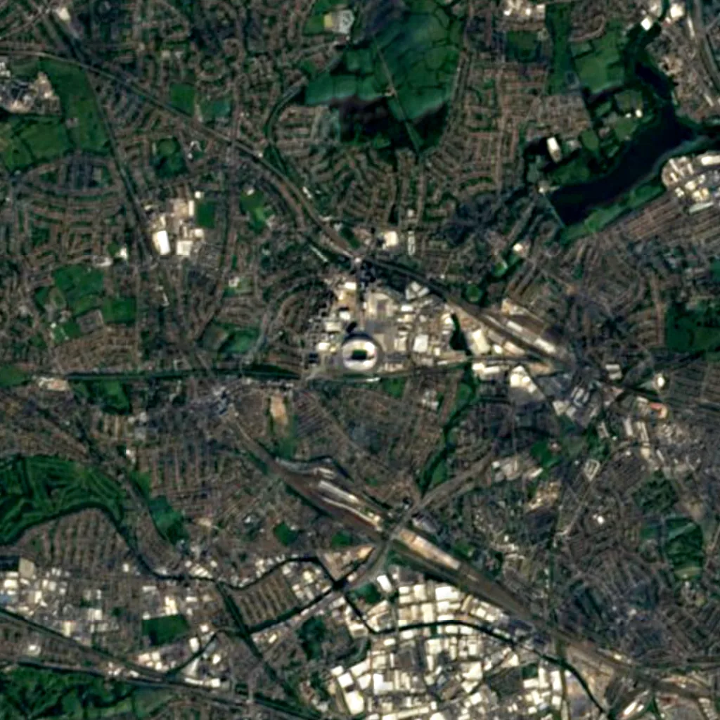 Watkin's Tower seen from above (Sentinel-2)