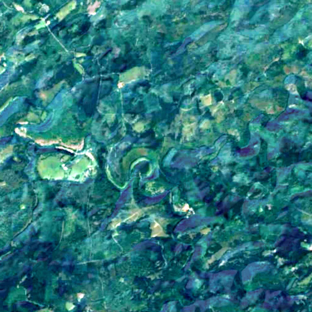 Wilhelmsblick seen from above (Sentinel-2)