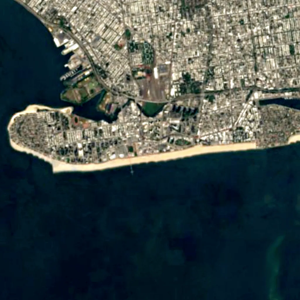 Wonder Wheel seen from above (Sentinel-2)
